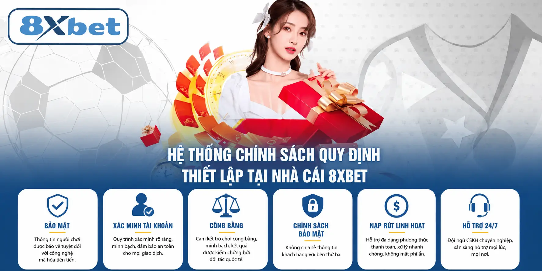 Hệ thống chính sách quy định thiết lập tại nhà cái 8XBET